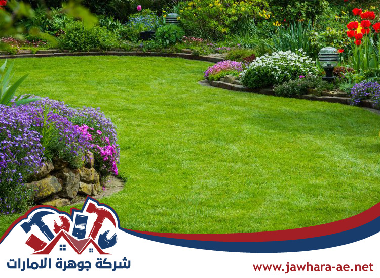 تركيب عشب صناعي المردف