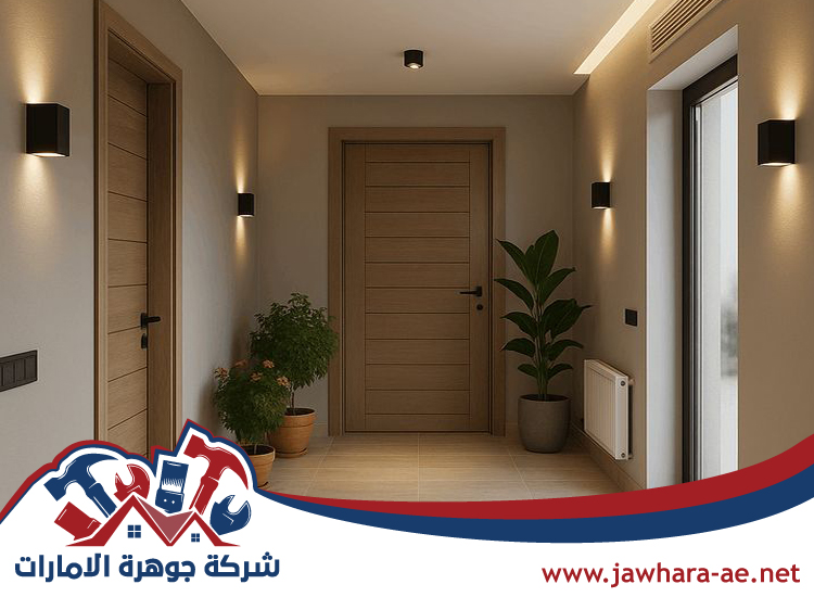 تركيب ابواب خشب في الشارقة